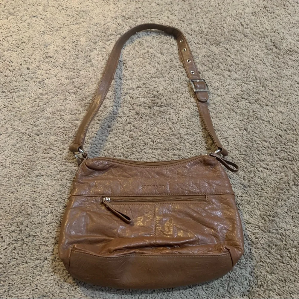 Stone & Co Genuine Leather Brown Purse